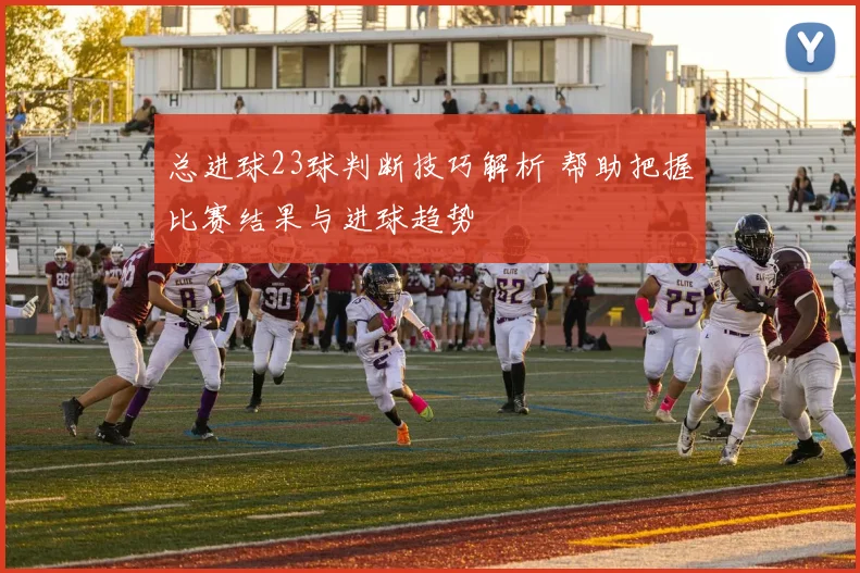 总进球23球判断技巧解析 帮助把握比赛结果与进球趋势